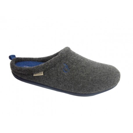 3196 GRUNLAND 38 LECY CIABATTA UOMO S. - ANTRACITE-