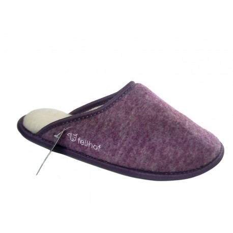 3202 FELLHOF PANTOFOLE TRENDY FELTRO - 3 VIOLA/MELANGE