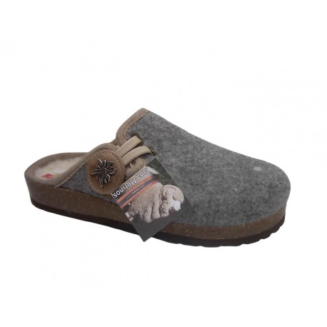 TIROL LEVICO PANT. MERINOS FOD. LANA - GRIGIO