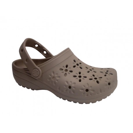 210927 CROCS CLASSIC FLORAL CUT OUT CLOG W - TAUP