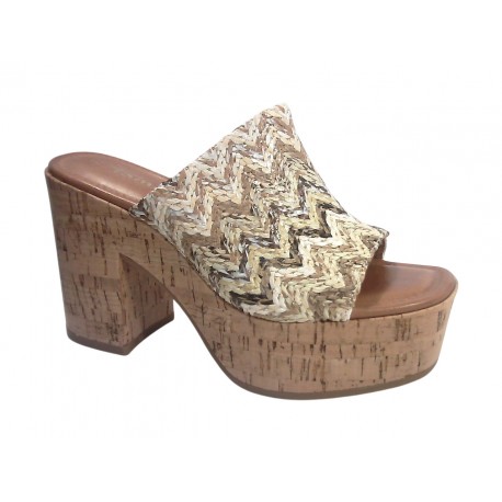 27227-42 TAMARIS TEXTILE - 398 BROWN COMB