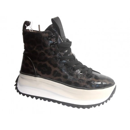 25201-33 TAMARIS ESSENTIALS MATERIALMIX AUS TEXTIL - 3A0 LEOPAR