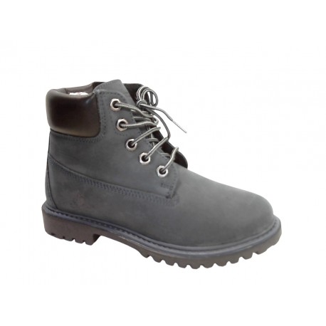 00101-016 LUMBERJACK RIVER KID NABUK D01 - NAVY BLU