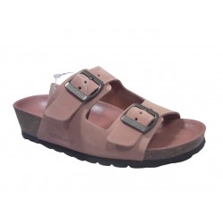 3009 GRUNLAND 40 LEFT CIABATTA DONNA P. - CUOIO