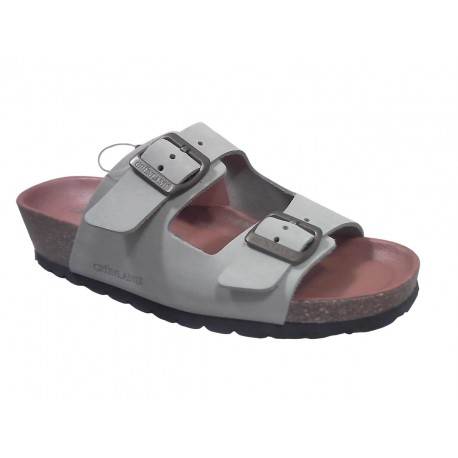 3009 GRUNLAND 40 LEFT CIABATTA DONNA P. - KAKI