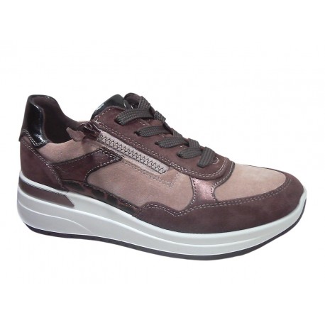 57702-26 ARA GARDA KALBVELOUR,CRUNCH-MET,SHINY-LEO - MOCCA,BISC